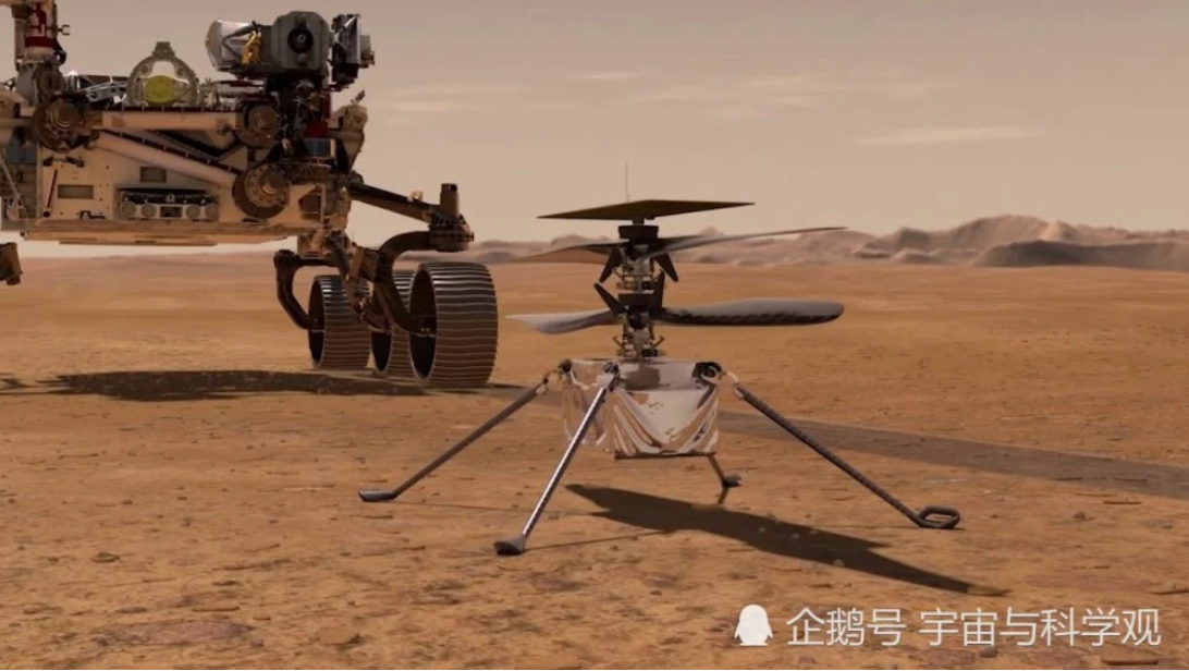 美国宇航局毅力号火星探测器即将在火星部署无人机